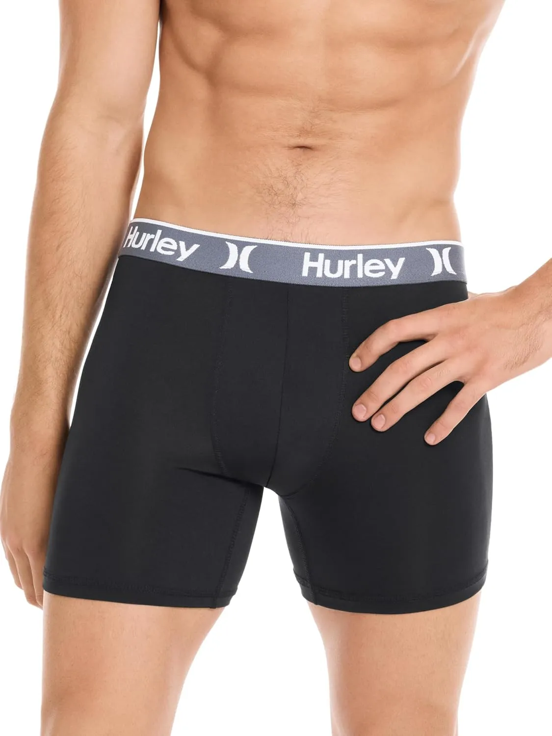 Hurley Men's 5 Pack Stretch Boxer Briefs