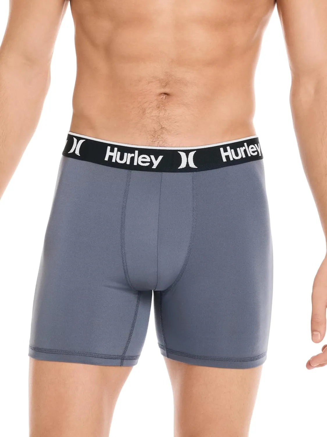 Hurley Men's 5 Pack Stretch Boxer Briefs