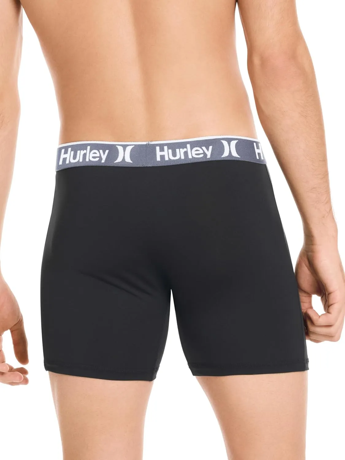 Hurley Men's 5 Pack Stretch Boxer Briefs