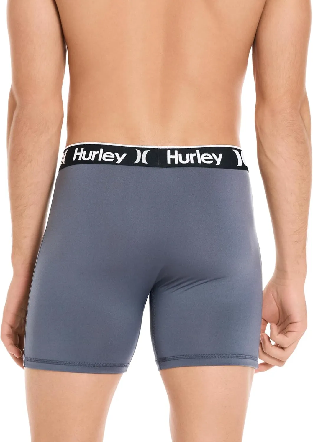 Hurley Men's 5 Pack Stretch Boxer Briefs