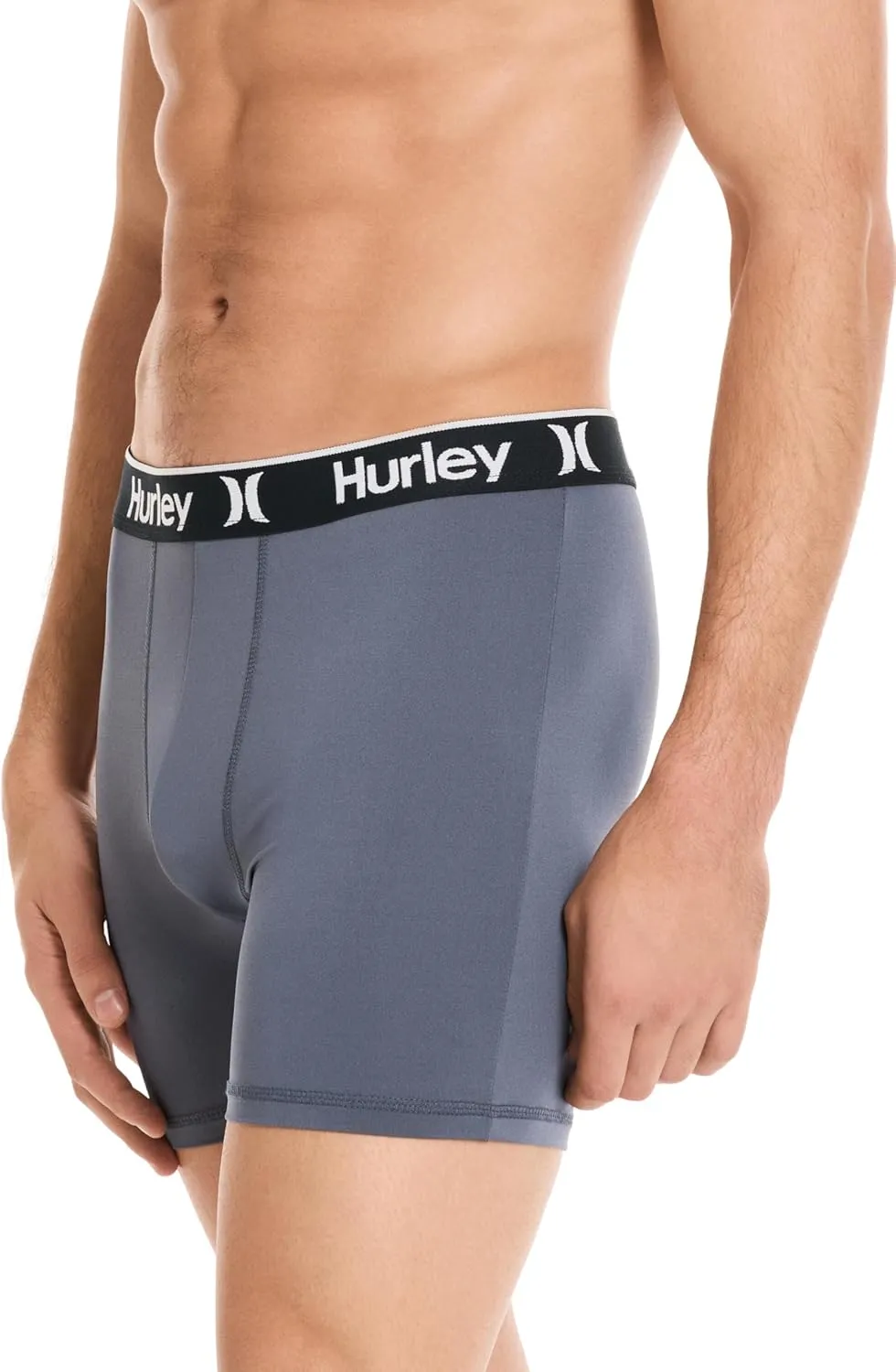 Hurley Men's 5 Pack Stretch Boxer Briefs