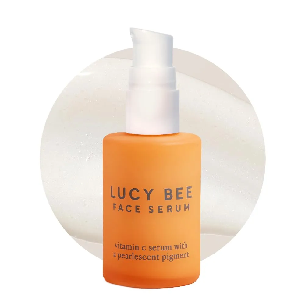 Hydrating Makeup Primer with Vitamin C, Certified Organic Face Serum for Glowing Skin, Dermatologist Approved for Sensitive Skin, Vitamin E & Rosehip Oil, Vegan & Cruelty-Free 1.01 fl oz.