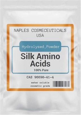 Hydrolyzed Silk Amino Acid Powder Cosmetic Grade for Hair Skin Nails Moisture Retention 100% Pure Use in Formulations or Add to Your Favorite Products (2 oz)
