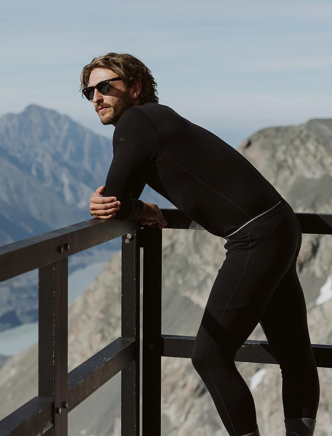 Icebreaker Merino Men's Everyday Cold Weather Leggings-Wool Base Layer Thermal Pants