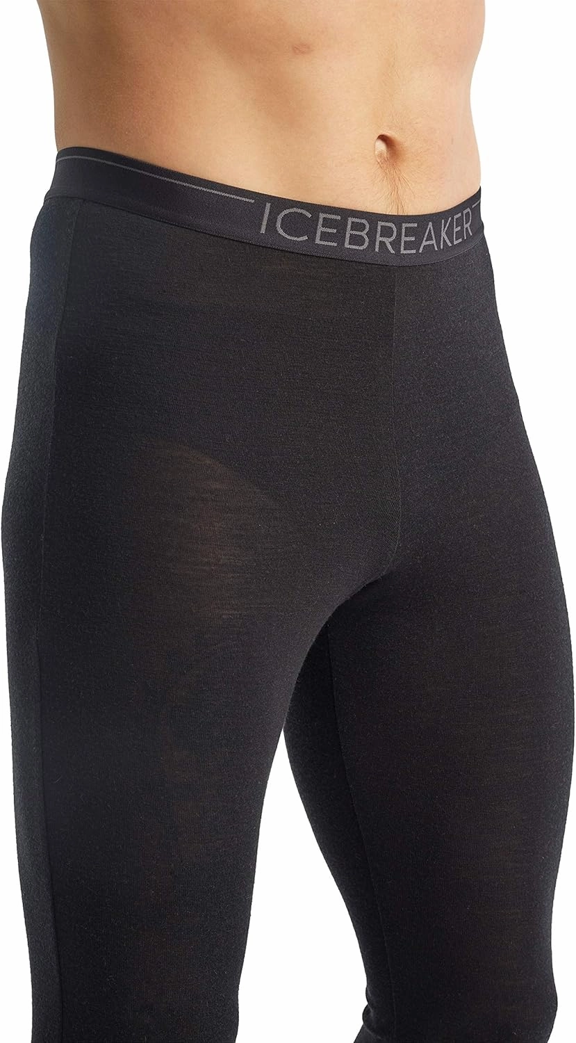 Icebreaker Merino Men's Everyday Cold Weather Leggings-Wool Base Layer Thermal Pants