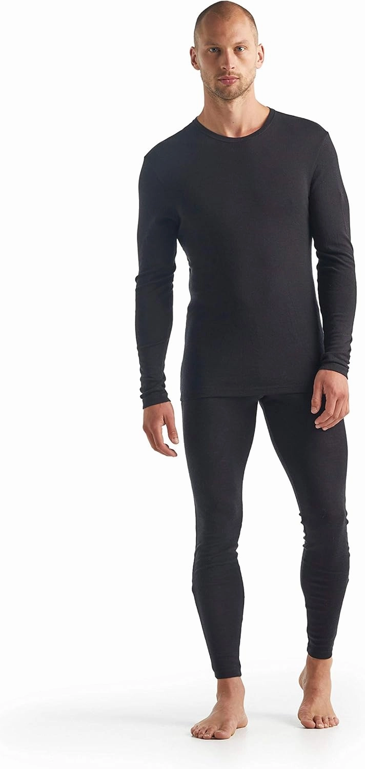 Icebreaker Merino Men's Everyday Cold Weather Leggings-Wool Base Layer Thermal Pants