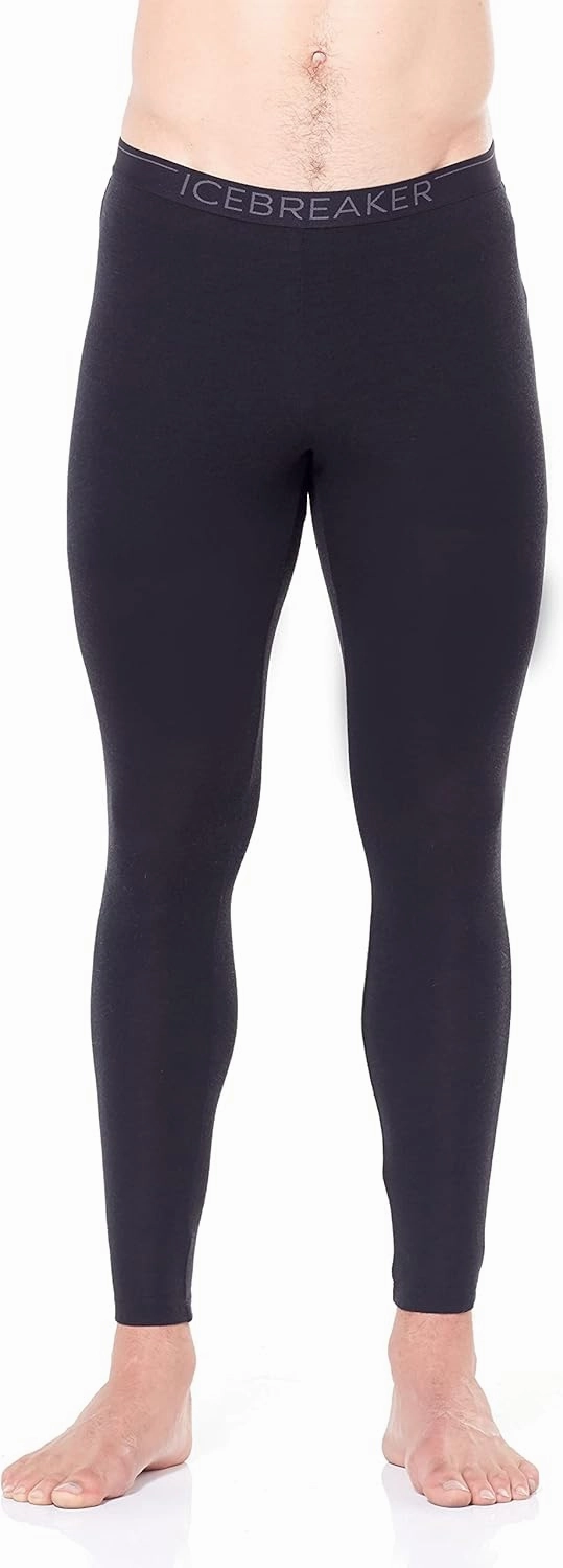 Icebreaker Merino Men's Everyday Cold Weather Leggings-Wool Base Layer Thermal Pants