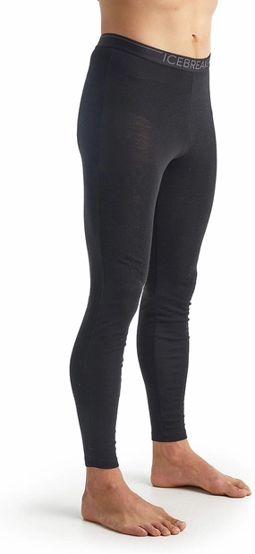 Icebreaker Merino Men's Everyday Cold Weather Leggings-Wool Base Layer Thermal Pants