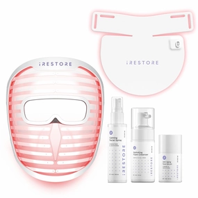 Illumina LED Face Mask, Neck & Chest Anti Aging Mask and Skin Care Trio – Ultimate Skin Care Bundle for Anti-Aging and Glow