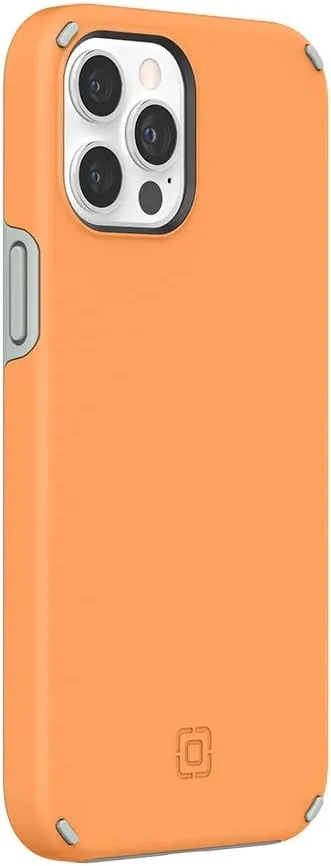 Incipio Duo Case for iPhone 12 Pro Max (6.7") – Magsafe & Wireless Charging Compatible, Slim Dual-Layer Protective Case with 12ft Drop Protection, Shock-Absorbing, Scratch-Resistant Cover - Clementine