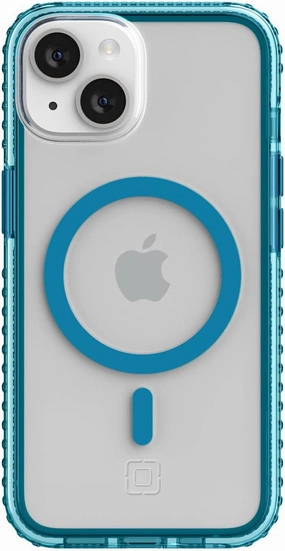 Incipio Grip for MagSafe Series Case for iPhone 14, Multi-Directional Grip, 14 ft (4.3m) Drop Protection - Bluejay/Clear (IPH-2012-BJC)