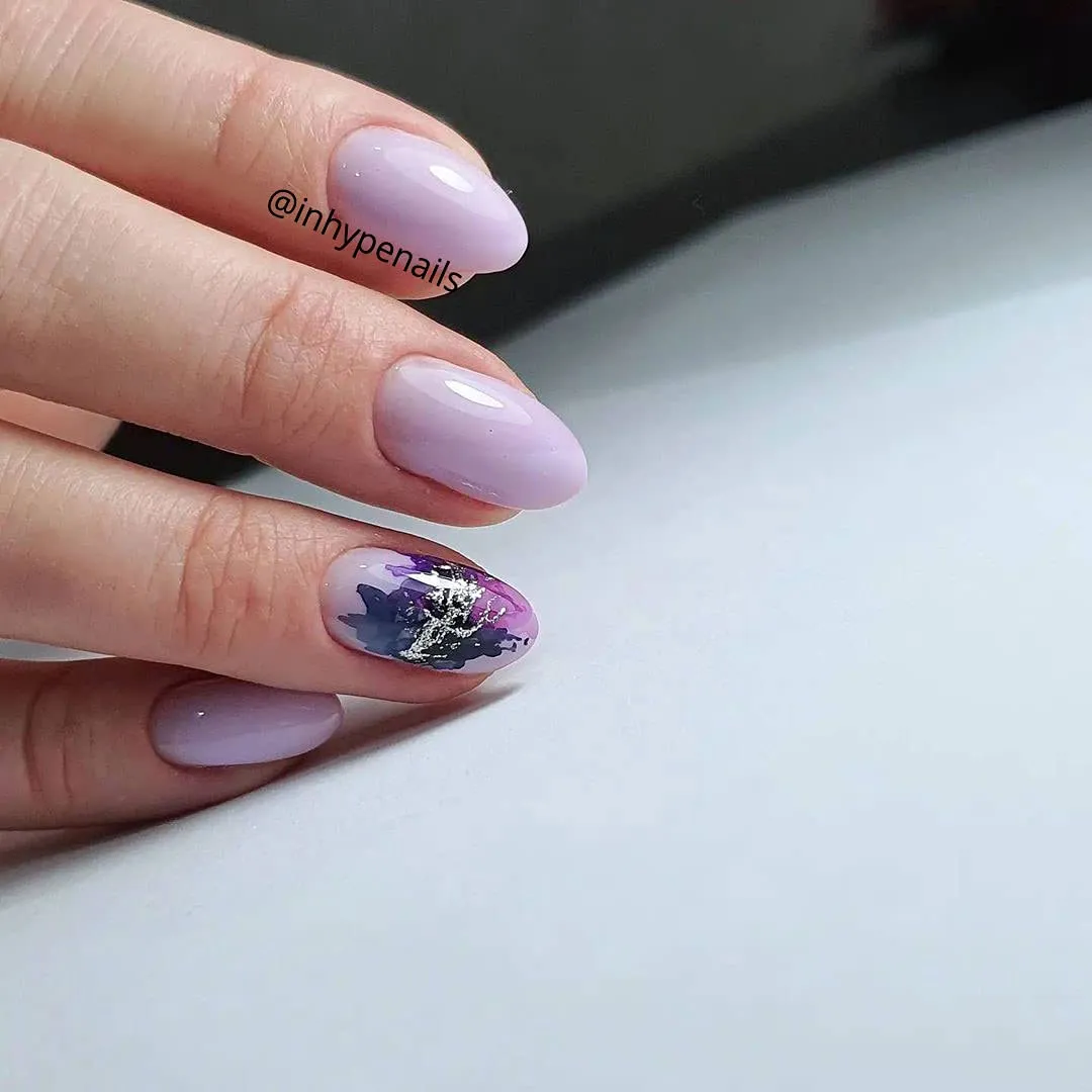 IN.HYPE Structure/Brush on Liquid Builder Gel/Hard Gel in a Bottle (BIAB) for Nail Enhancing (Lilac)