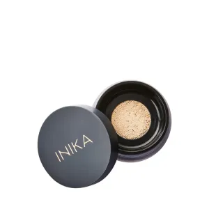 INIKA Organic Mineral Powder Foundation with SPF 25 - Vegan Makeup, Natural Looking, Buildable Coverage, Flawless Radiance & Glow, Blemish Coverage, Cruelty Free, Sustainable Packaging, Nurture, 8g
