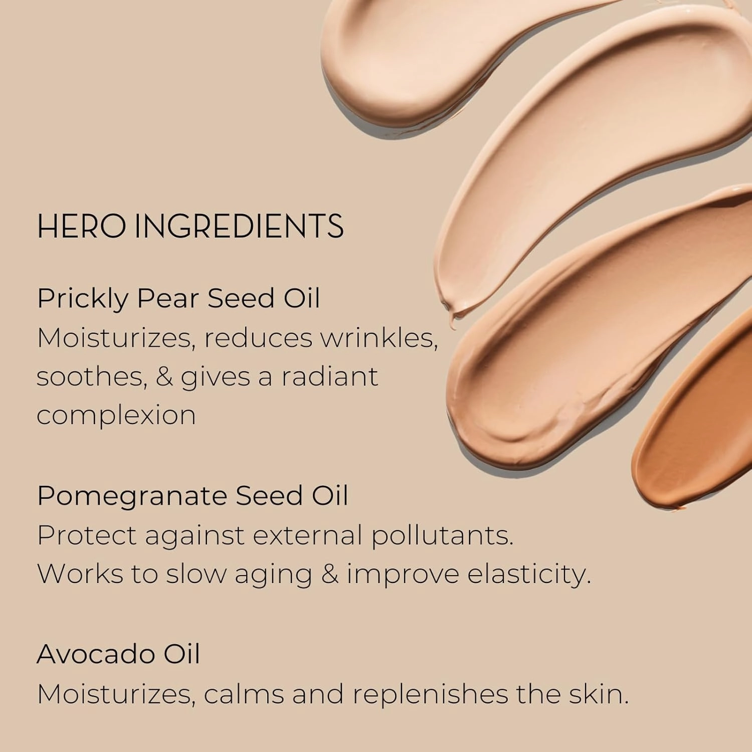 INIKA Organic BB Cream Foundation - Vegan Makeup with Hydrating Prickly Pear, Jojoba, and Pomegranate Seed Oil - Lightweight, Radiant BB Glow for Balanced Skin Tone, Cream, 1 fl oz