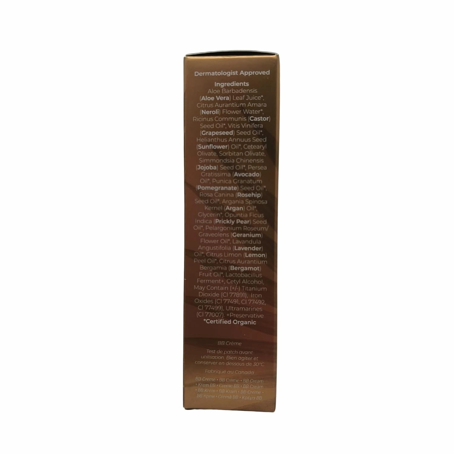 INIKA Organic BB Cream Foundation - Vegan Makeup with Hydrating Prickly Pear, Jojoba, and Pomegranate Seed Oil - Lightweight, Radiant BB Glow for Balanced Skin Tone, Cream, 1 fl oz