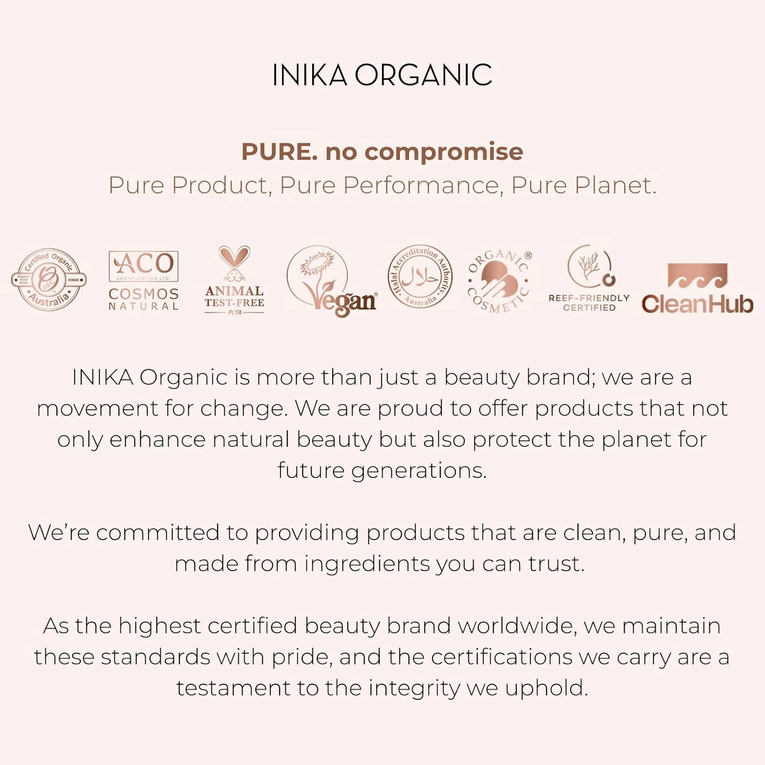 INIKA Organic BB Cream Foundation - Vegan Makeup with Hydrating Prickly Pear, Jojoba, and Pomegranate Seed Oil - Lightweight, Radiant BB Glow for Balanced Skin Tone, Cream, 1 fl oz