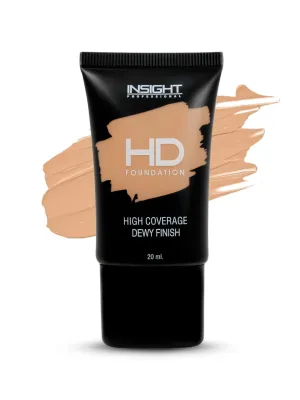 Insight Cosmetics Professional HD Cream Foundation, Metallic Finish (FD30=LN10)