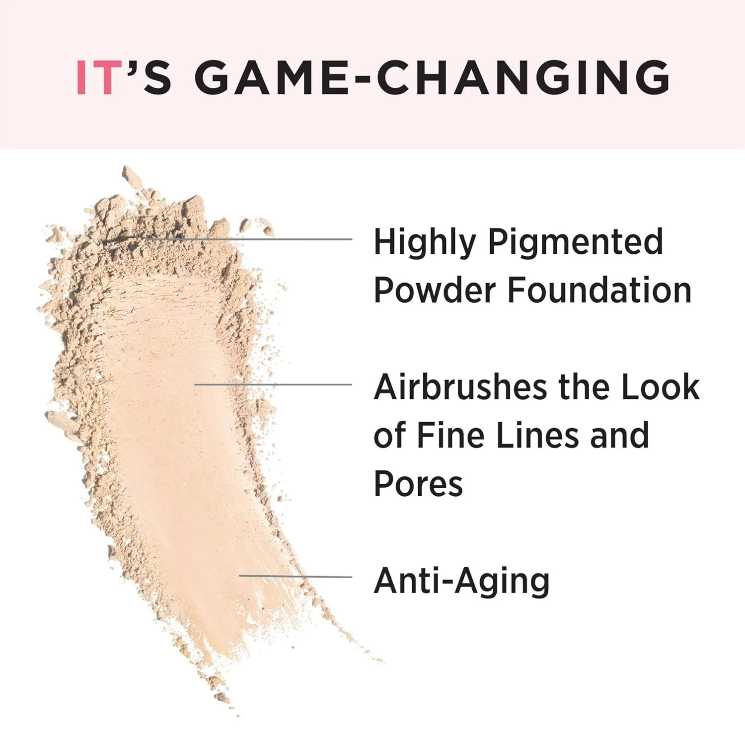 IT Cosmetics Celebration Foundation - Full-Coverage, Anti-Aging Powder Foundation - Blurs Pores, Wrinkles & Imperfections - With Hydrolyzed Collagen & Hyaluronic Acid - 0.3 oz
