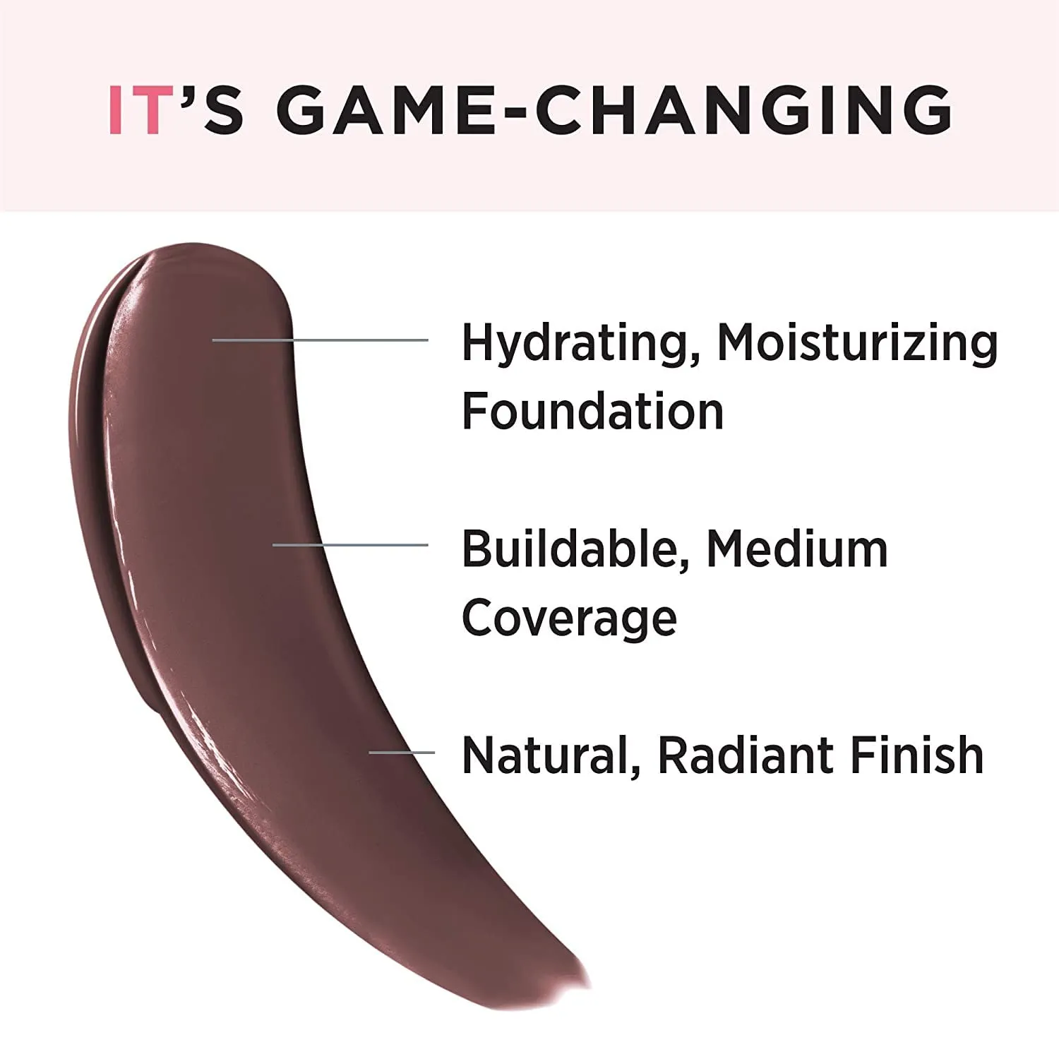 IT Cosmetics Your Skin But Better Foundation   Skincare - Hydrating Medium Buildable Coverage - Minimizes Pores & Imperfections - Natural Radiant Finish - With Hyaluronic Acid - 1.0 fl oz