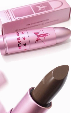 Jeffree Star Cosmetics Tinted Lip Hydrating Melting Lip Balm – Cowboy Kiss Shade – Nourishing, Buildable Color with Moisturizing Formula in Signature Pink Packaging