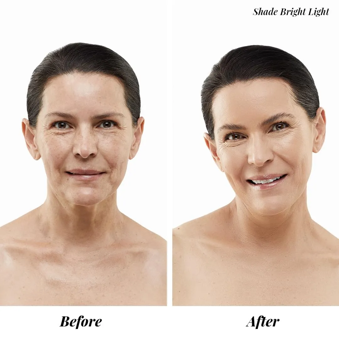 Jerome Alexander Airbrush Foundation Ultra Hydrating, Spray Foundation Makeup with 2x the Active Ingredients, Ultra-Light, Buildable, Full Coverage Formula (Light)