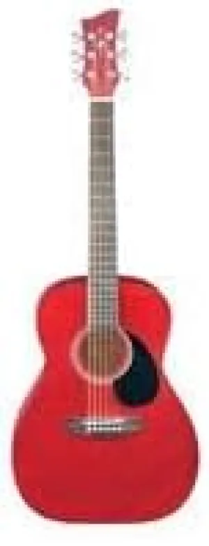 JJ43-TR-A-U 22.86 cm Acoustic Guitar Trans Red
