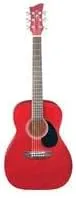 JJ43-TR-A-U 22.86 cm Acoustic Guitar Trans Red