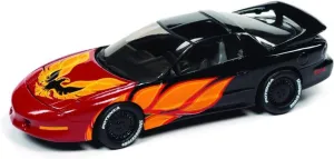 JLSP210A Johnny Lightning 1993 Pontiac Firebird T/A (Black with Flames Black w/R