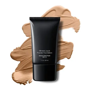 Jolie Mineral Liquid Powder Foundation SPF 15 1 Fl. Oz. Hypoallergenic - For All Skin Types (Light Nude)