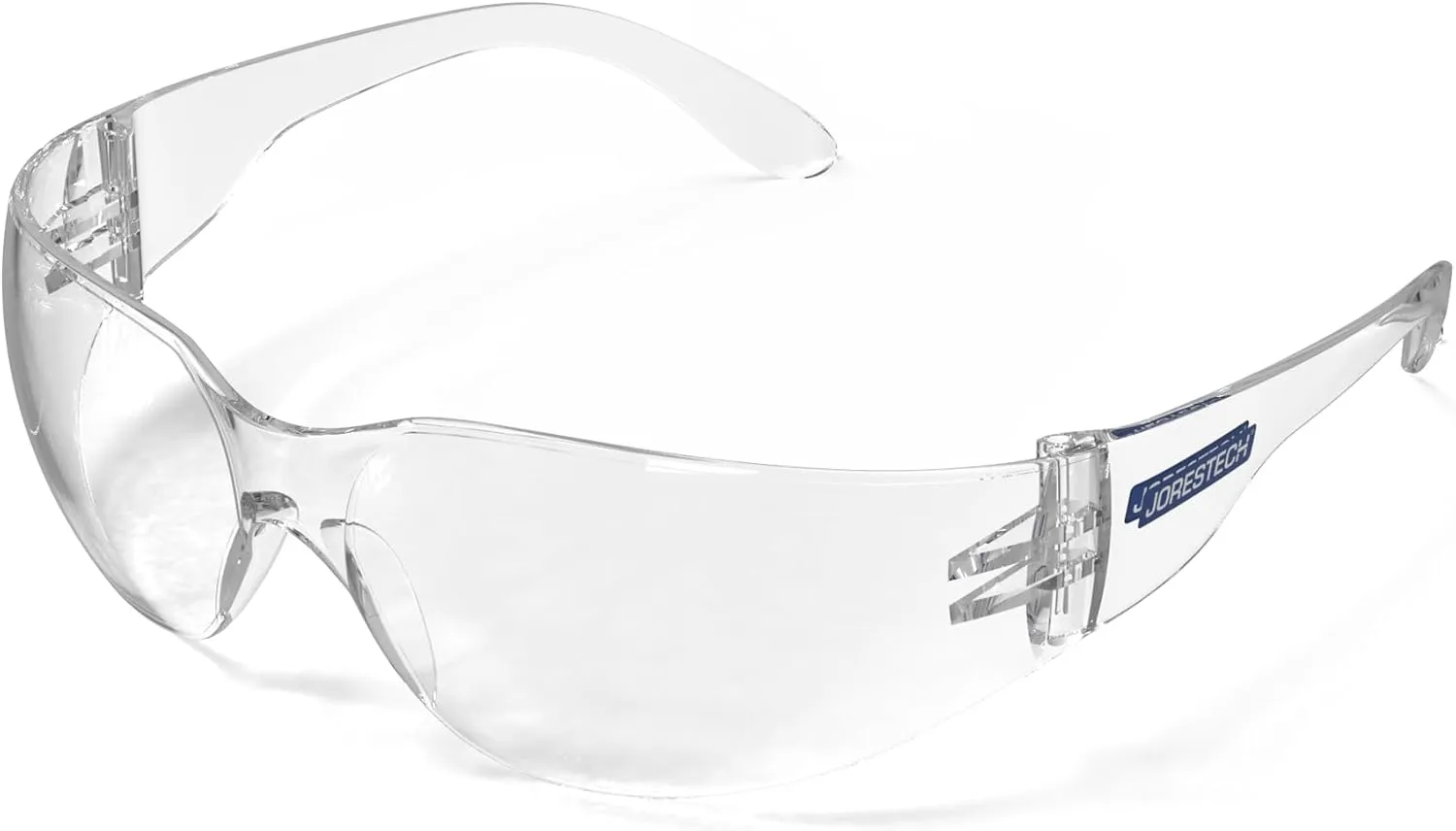 JORESTECH Eyewear Protective Safety Glasses, Polycarbonate Impact Resistant Lens Pack of 12 (Clear)
