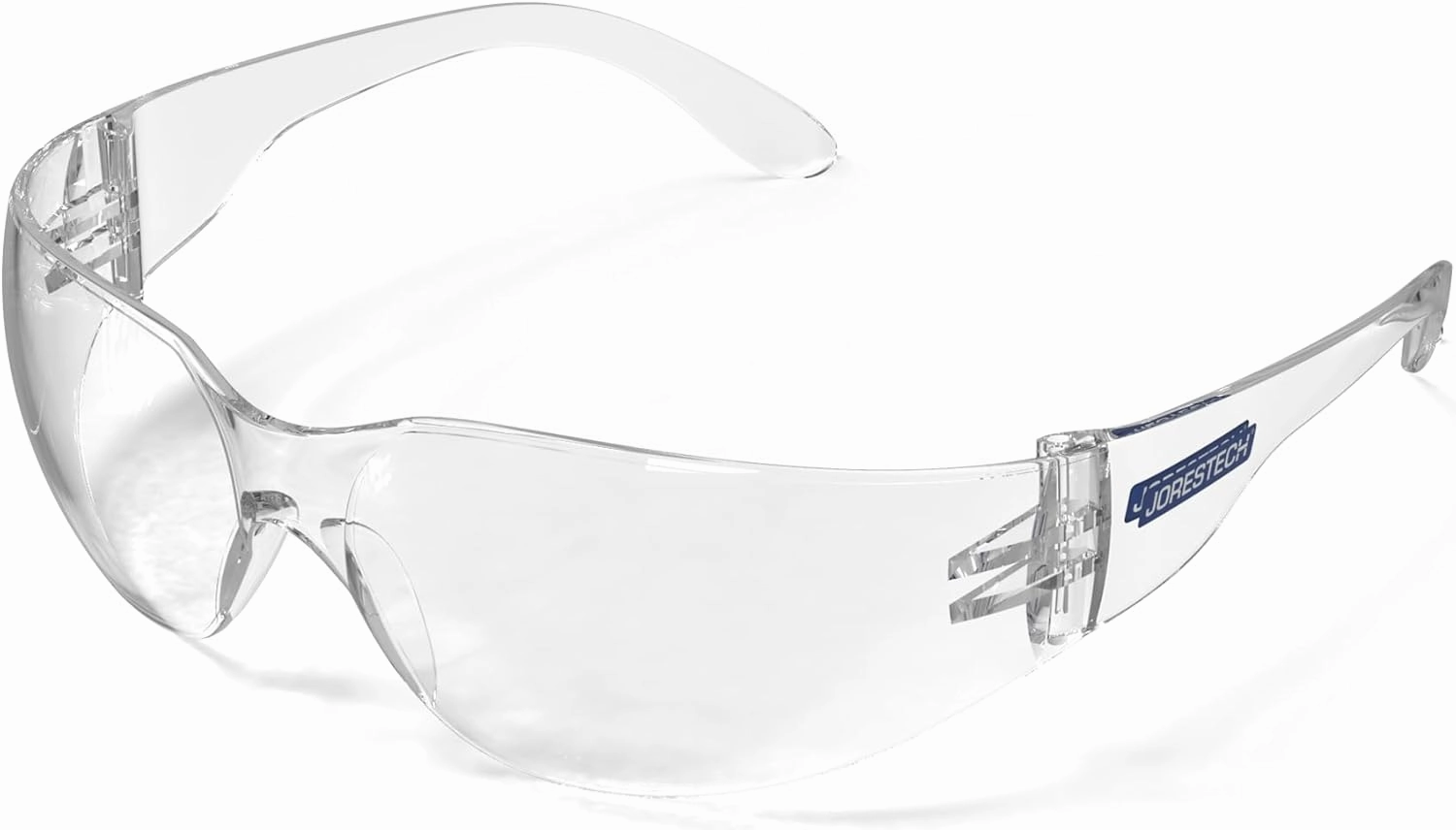 JORESTECH Eyewear Protective Safety Glasses, Polycarbonate Impact Resistant Lens Pack of 12 (Clear)