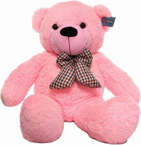 Joyfay Giant Pink Teddy Bear-Huge 47" Pink Stuffed Animal. Great Velvety and Soft, Snuggly New Friend.