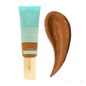 Juvia's Place I Am Magic Natural Radiance Foundation - 300Gabon - Full Coverage Liquid Foundation Makeup for Dry, Mature, Aging, and Combination Skin - Lightweight Longwear Base with Radiant Finish