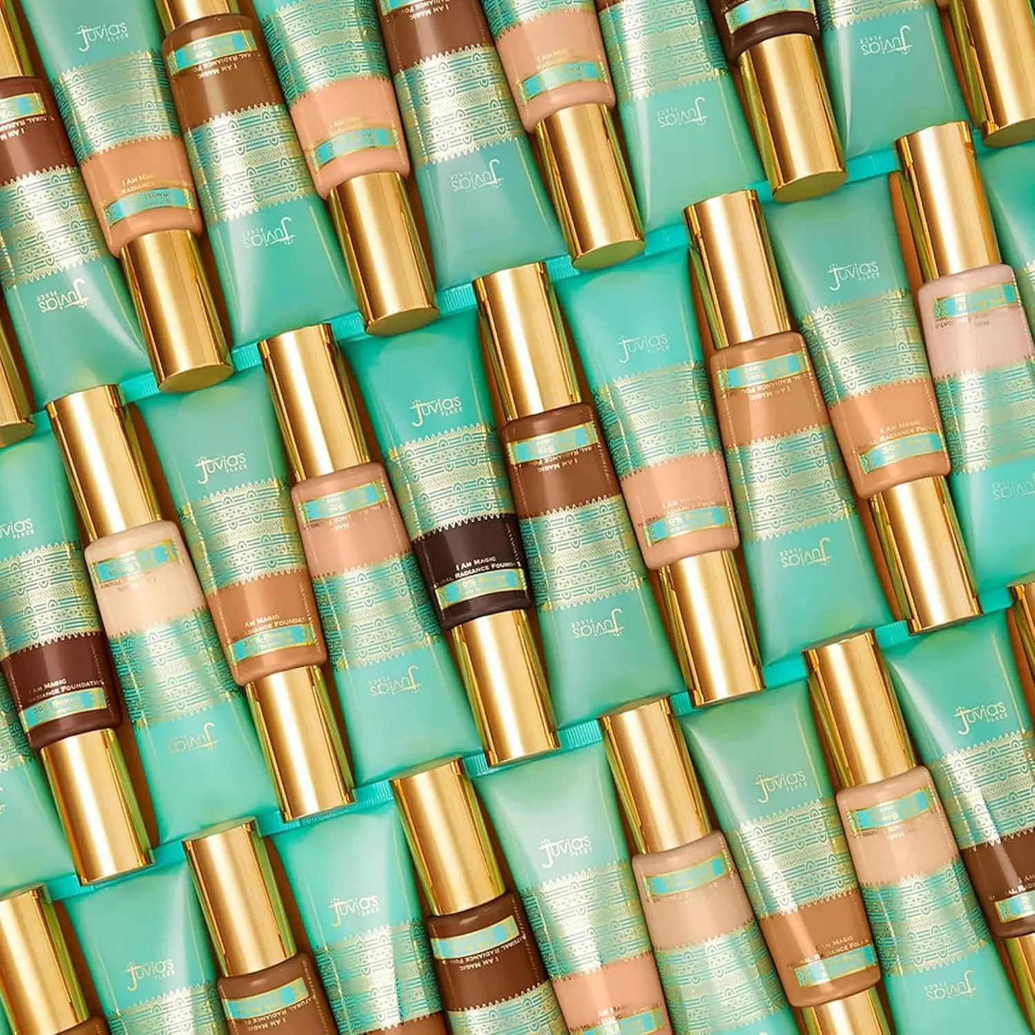 Juvia's Place I Am Magic Natural Radiance Foundation - 520Tangier - Full Coverage Liquid Foundation Makeup for Dry, Mature, Aging, and Combination Skin - Lightweight Longwear Base with Radiant Finish