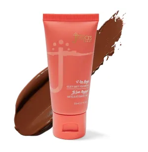 Juvia's Place I Am Magic Velvety Matte Liquid Foundation 140 - Angola - Deep Dark w/Warm Undertone, Makeup Foundation Full Coverage, Lightweight, Long Wear, Velvety Matte Finish