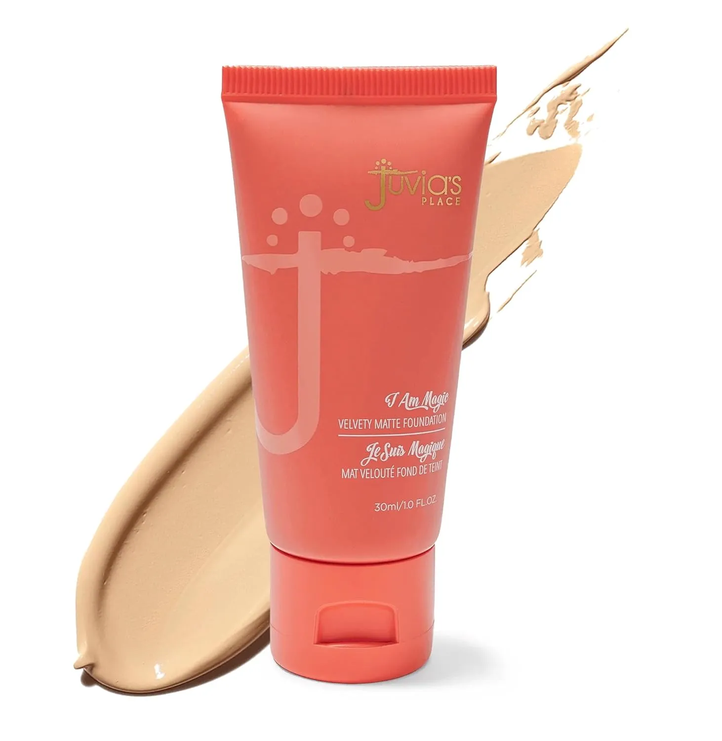 Juvia's Place I Am Magic Velvety Matte Liquid Foundation 630 - Capri - Light w/Neutral, Warm Undertone, Makeup Foundation Full Coverage, Lightweight, Long Wear, Velvety Matte Finish