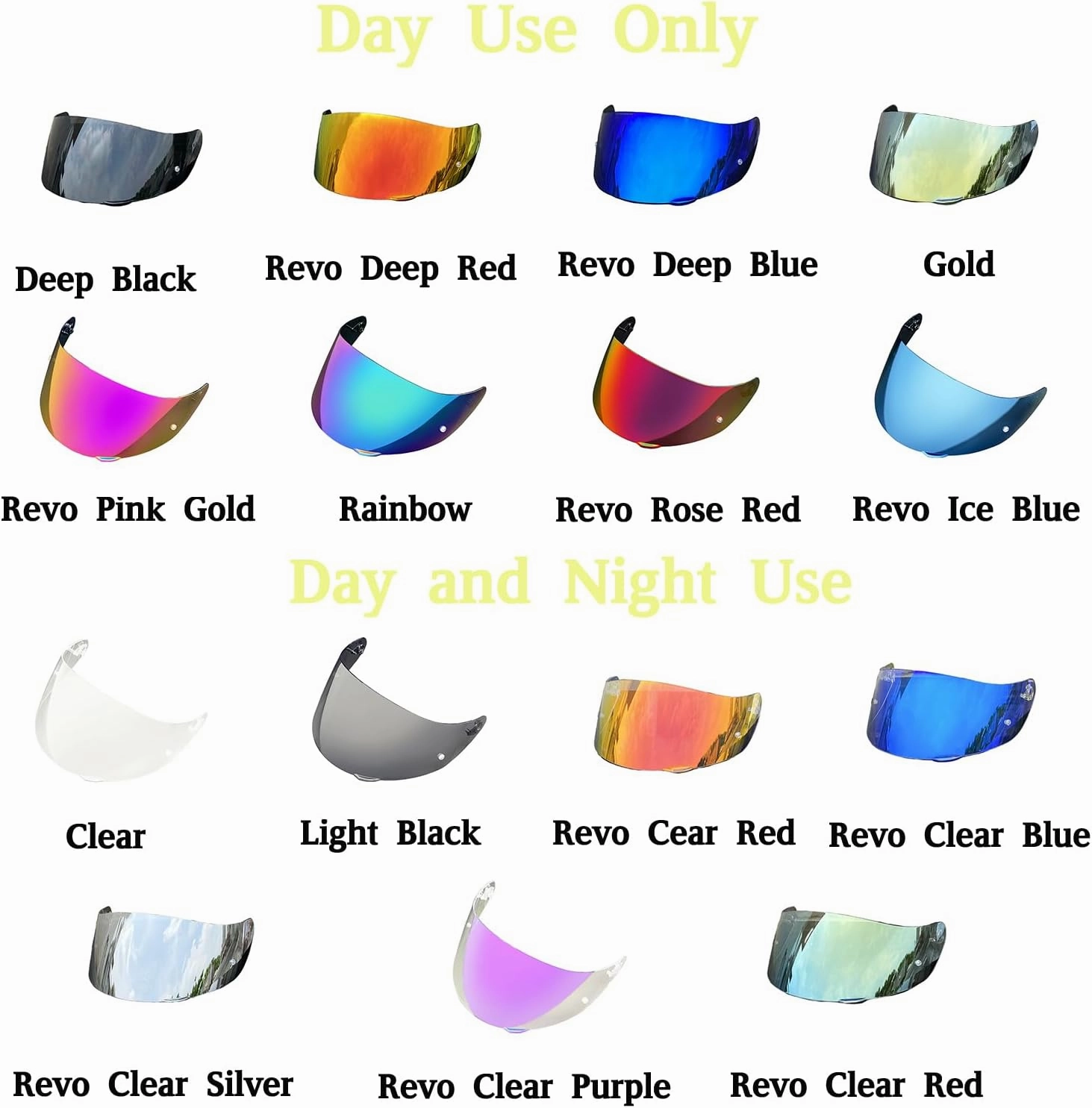 K1 Face Shield Uv-protected For AGV K1, K1S, K3SV, K5, K5S Helmet Shield Visor Windshield (-Revo Deep Red-day use only)
