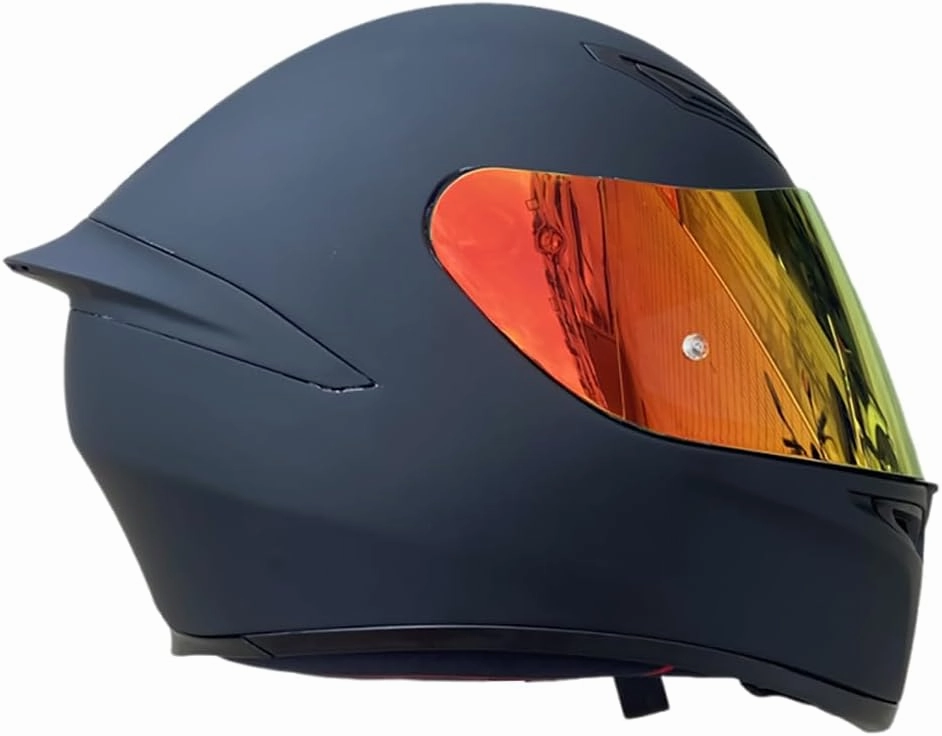 K1 Face Shield Uv-protected For AGV K1, K1S, K3SV, K5, K5S Helmet Shield Visor Windshield (-Revo Deep Red-day use only)