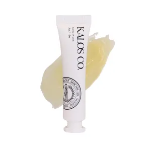 KALOS CO Tallow Vanilla Lip Mask with Grass Fed Beef Tallow for skin and lips, Best Lip Balm For severly chapped lips lanolin and tallow balm all natural lip mask (15ml, Vanilla)