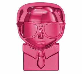 Karl Lagerfeld   Modelco Kiss Me Karl Lip Balm! Your Choice of A Silver Or Pink Case! A Limited-Edition Neutral, Creamy Lip Balm! Softens, Smoothes and Hydrates Lips in an Instant! (Pink)