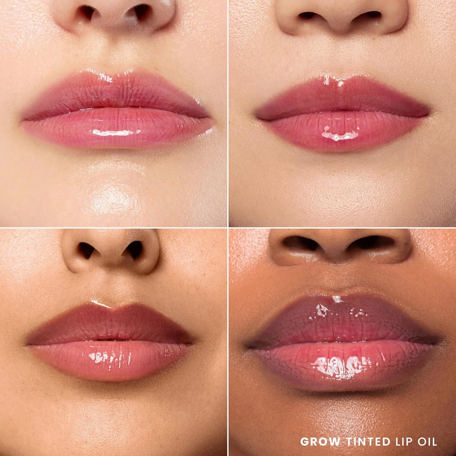 Karuna Skin - Tinted Lip Oil, Soothing & Moisturizing Lip Products with Peptides, Antioxidants, Hydrating Flattering Vegan Lip Tint, Grow, 4.8 mL/0.16 fl. oz