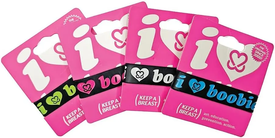 Keep A Breast i love boobies! Classic Bracelet Bundle