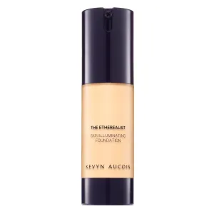 Kevyn Aucoin The Etherealist Skin Illuminating Foundation: Comfortable, shine-free, smooth, moisturize. Medium to full coverage. Makeup artist go to for an even bright natural look.