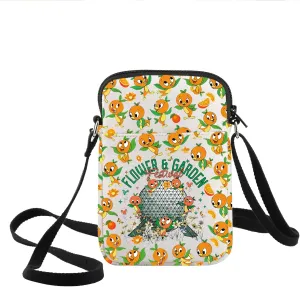 KEYCHIN Orange Bird Crossbody Bag Bird Sunshine Fans Gifts Flower＆Garden Festival Sunshine Bird Shouder Bag