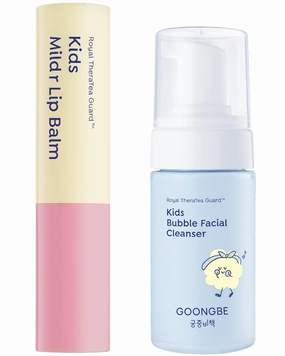 Kids' Bubble Facial Cleanser   Kids' Color Lip Balm Bundle