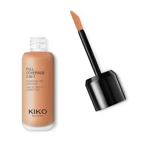 KIKO Milano Full Coverage 2-in-1 Foundation & Concealer 12 - N 80, 2 In 1 Foundation And Concealer, Superior Coverage
