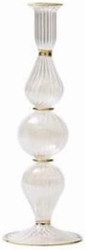 Kim Seybert Ripple Candlestick in Clear