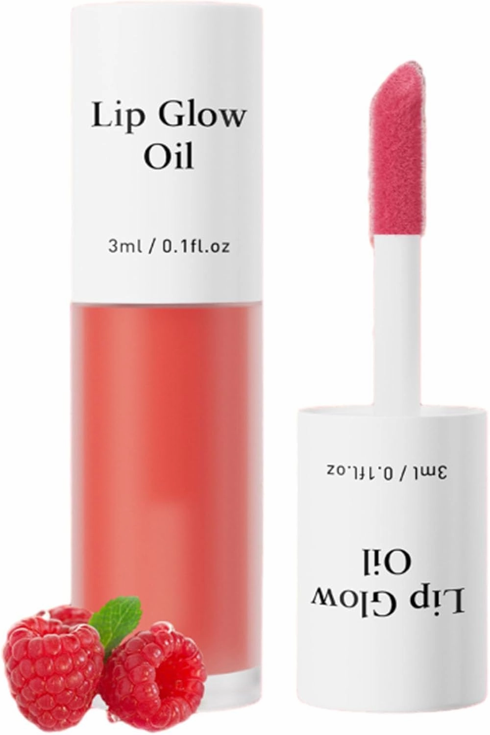 Korean Lip Oil, Fruity Flavor Lip Glow Oil, Big Brush Head Lip Oil, Moisturizing Lip Glow Oil Long Lasting Nourishing Lip Gloss, Lip Gloss with Non-Sticky Formula