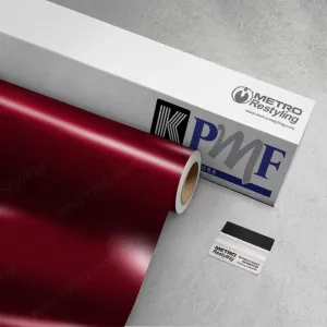 KPMF Gloss Red Black Iridescent Vinyl Wrap 5ft x 12ft w/Metro Restyling Squeegee | K75408
