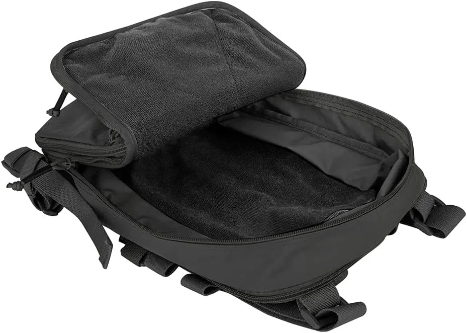KRYDEX Tactical Expandable Backpack MOLLE Backpack for Travelling Hiking Hunting (BK)